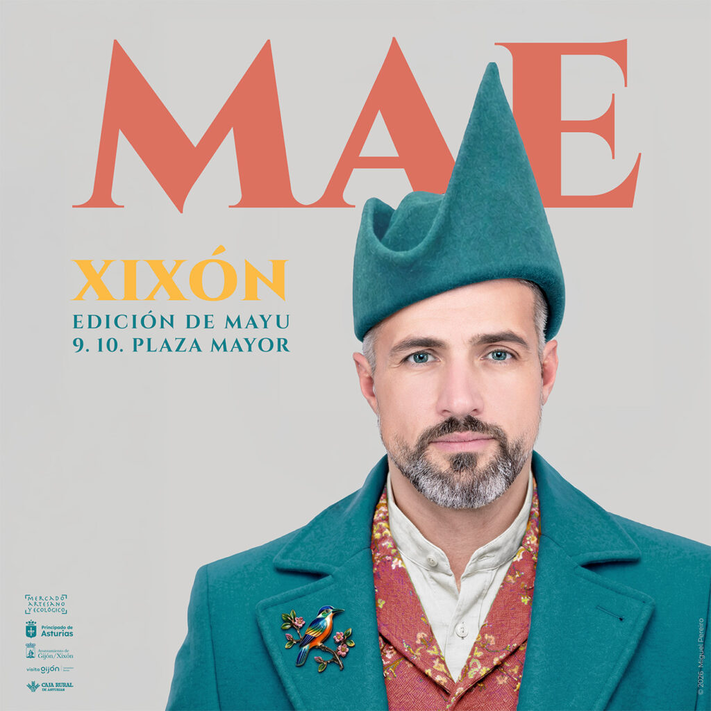 Mercado Artesano y Ecológico de Gijón mayo 2026